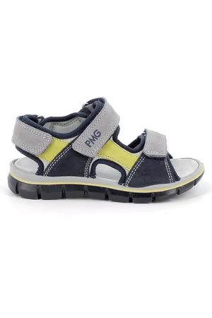 Primigi Sandali in pelle da bambino navy- chiaro-bergamotto