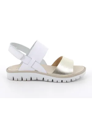 Primigi Sandali in pelle da bambina -platino