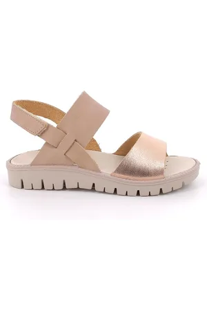 Primigi Sandali in pelle da bambina beige-cipria
