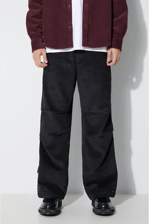 Maharishi Pantaloni in velluto a coste Original Snopants Loose colore 4610.BLACK