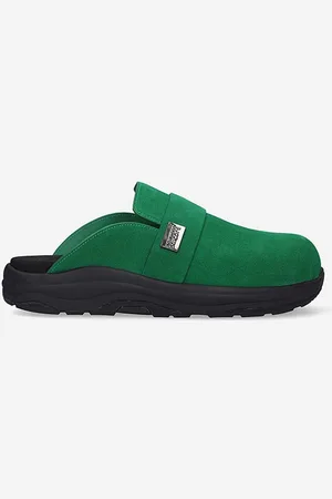 SUICOKE Ciabatte slide in camoscio x Tom Wood uomo
