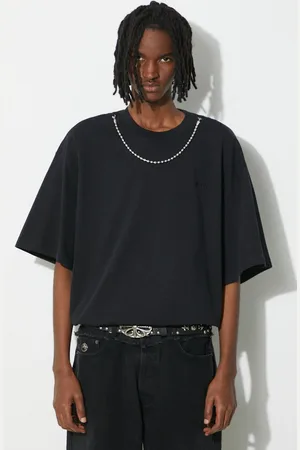 AMBUSH T-shirt in cotone Ballchain uomo colore BMAA001S24JER