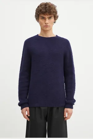 Norse projects Maglione in lana Birnir Brushed Lambswool uomo colore N45.0520.7004