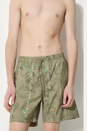 Maharishi Pantaloncini da bagno Dragon Bamboo colore 1272.OLIVE
