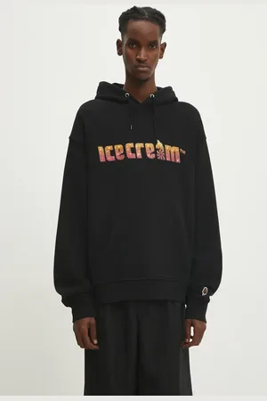 ICECREAM Felpa in cotone Soft Serve Sparkle Popover Hood uomo colore con cappuccio IC24333