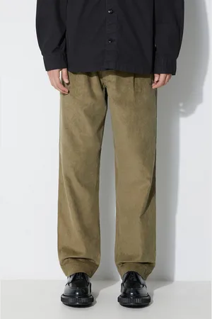 Maharishi Pantaloni in velluto a coste Loose Chino colore 4568.OLIVE