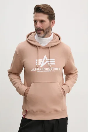 Alpha Industries Felpa uomo colore con cappuccio
