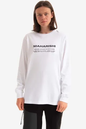 Maharishi Top a maniche lunghe in cotone Miltype Embroidered L/S T-Shirt