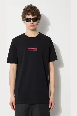 Maharishi T-shirt in cotone Th Anniversary Aum uomo colore 1306.BLACK