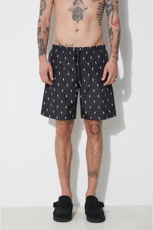 Neil Barrett Pantaloncini da bagno All-Over Micro Bolts Swim Long Shorts colore MY58026B-Y068-524N