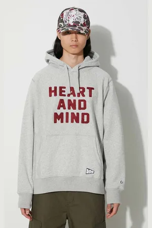 Billionaire Boys Club Felpa in cotone Heart and Mind Popover uomo colore con cappuccio con applicazione B23433