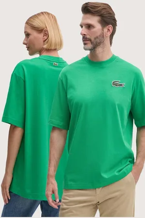 Lacoste T-shirt in cotone colore con applicazione