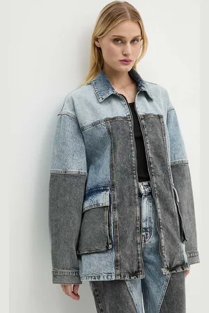 ROTATE Giacca di jeans Oversized Patchwork Jacket donna colore 1128221603