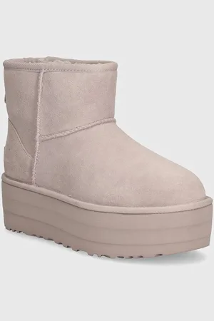 UGG Stivali da neve in camoscio Classic Mini Platform colore 1134991-PSK