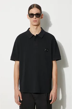 Neil Barrett Polo in cotone Loose Pierced Nipple Polo colore MY70223A-Y517-001N
