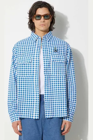 ICECREAM Camicia in cotone Longsleeve Printed Check Shirt uomo colore IC24222