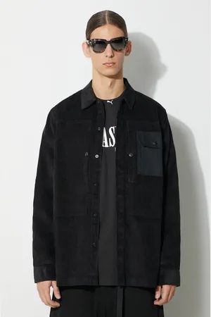 Maharishi Camicia in velluto a coste Hemp Cord Utility Shirt colore 4566.BLACK