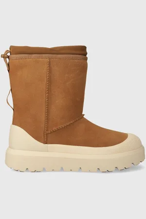 UGG Stivali da neve in camoscio Classic Short Weather Hybrid uomo colore 1143992