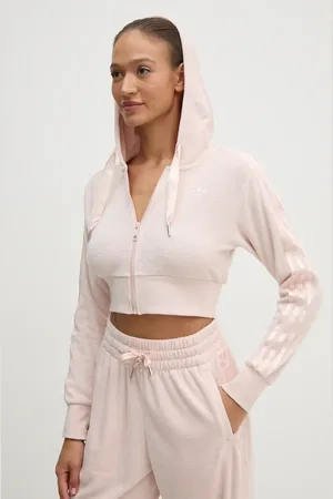 adidas Felpa Femme Galore Short Fulzip Hoodie donna colore con cappuccio con applicazione JN3005