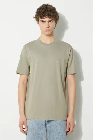 Norse projects T-shirt in cotone Johannes Organic N Logo uomo colore N01.0643.2053