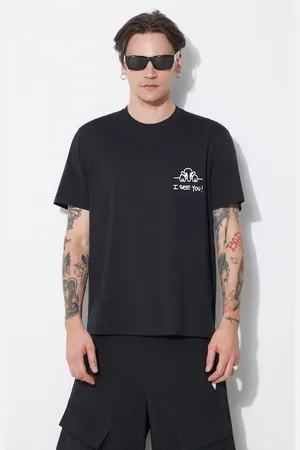 Neil Barrett T-shirt in cotone Slim "I See You" uomo colore MY70261A-Y529-524N