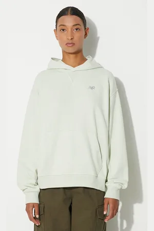 New Balance Felpa in cotone Athletics French Terry Hoodie donna colore con cappuccio WT41537NUM
