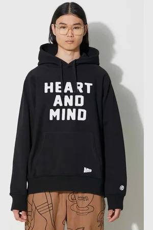 Billionaire Boys Club Felpa in cotone Heart and Mind Popover uomo colore con cappuccio con applicazione B23433