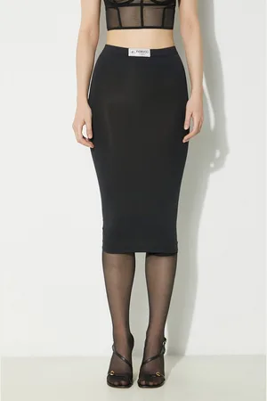 Fiorucci Gonna Black Midi Skirt colore W01FPBSK031LY01BK01