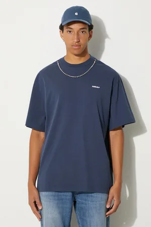 AMBUSH T-shirt in cotone Ballchain uomo colore con applicazione BMAA001F24JER0014501