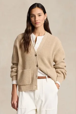 Ralph Lauren Cardigan in lana colore marrone 211944515