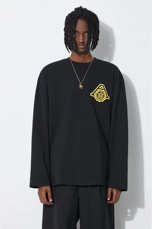 AMBUSH Top a maniche lunghe in cotone Amb Scholarship colore BMAB002S24JER