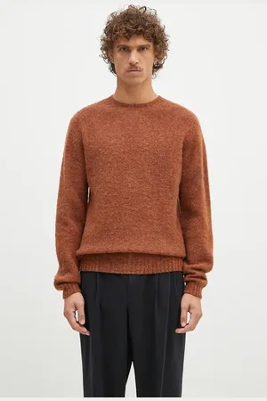 Norse projects Maglione in lana Birnir Brushed Lambswool uomo colore N45.0520.4001