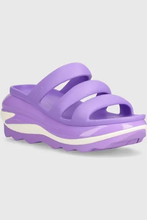Crocs Ciabatte slide Mega Crush Triple Strap donna colore 209842