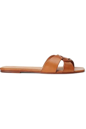 Ralph Lauren Infradito in pelle Ring donna colore 818955857