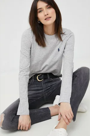 Ralph Lauren Top a maniche lunghe in cotone colore 211898699