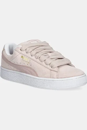 PUMA Sneakers in pelle Suede XL colore beige 395205