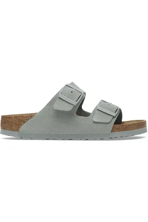 Birkenstock Ciabatte slide in camoscio Arizona donna colore 1029215