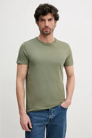 Lacoste T-shirt in cotone uomo colore bianco TH6709