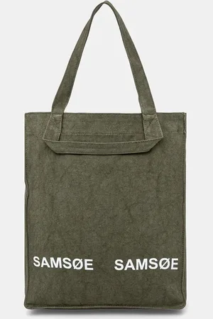 Samsøe Samsøe Borsa a mano in cotone SALUCCA colore U24300002