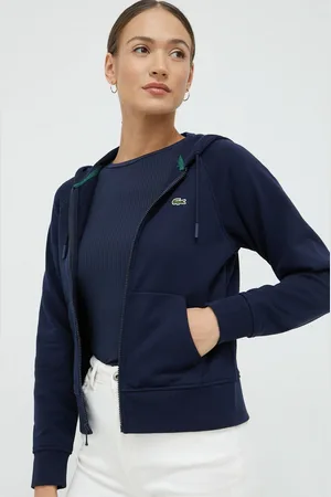 Lacoste Felpa donna con cappuccio