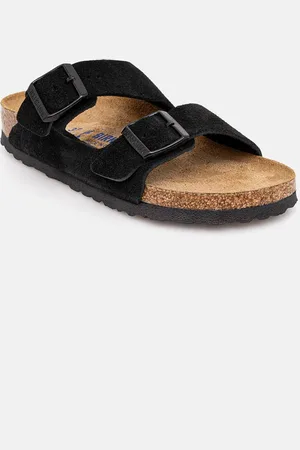 Birkenstock Ciabatte slide in camoscio Arizona SFB donna colore 951323