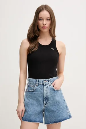 Lacoste Top in cotone colore
