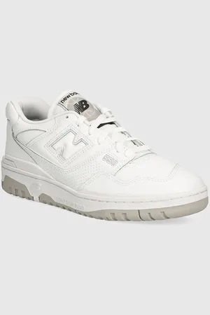 New Balance Sneakers in pelle 550 White Grey BB550PB1