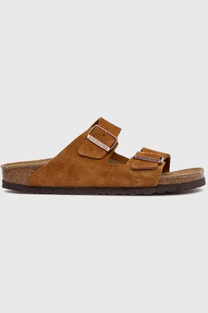 Birkenstock Ciabatte slide in camoscio Arizona donna colore 1027162