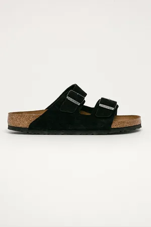 Birkenstock Ciabatte slide in camoscio Arizona uomo colore