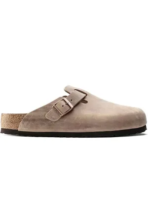 Birkenstock Infradito in nubuck Boston SFB colore 1018147