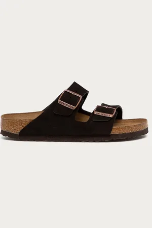 Birkenstock Ciabatte slide in camoscio Arizona donna colore 951313
