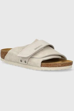 Birkenstock Ciabatte slide in camoscio Kyoto donna colore 1024526