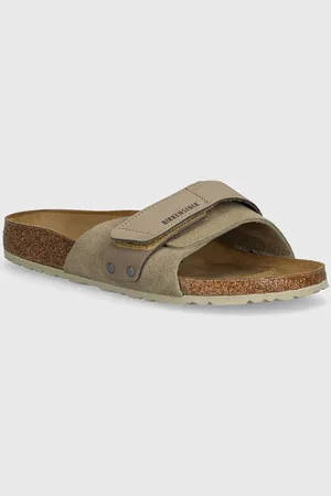 Birkenstock Ciabatte slide in camoscio Oita donna colore 1028056