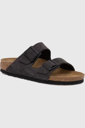 Birkenstock Ciabatte slide in camoscio Arizona donna colore 1028592